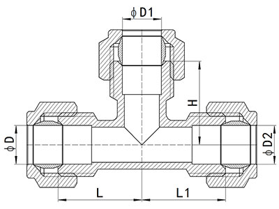 تي مع شد وصل HS320-007