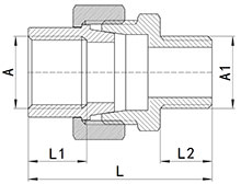 لاكور سن داخلي وخارجي نحاسي HS330-014