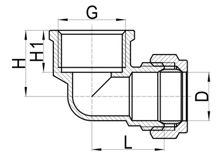 كوع (أنثى) C×FI، HS100-006