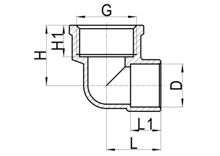 كوع (أنثى) C×FI، HS110-003