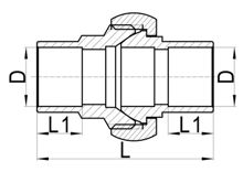 لاكور مخروطي مستقيم مع مانع تسرب معدني C×C، HS110-008