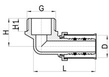 كوع مقلوظ (ذكر)، HS220-007