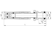 وصلة فوهة رش قابلة للضبط للأغراض الخفيفة، ، HS320-009